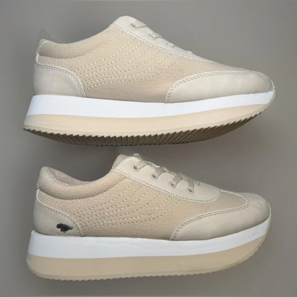 Rocket Dog Women Platform Sneakers Natural Size 8.5 Plush Foam - Picture 2 of 10